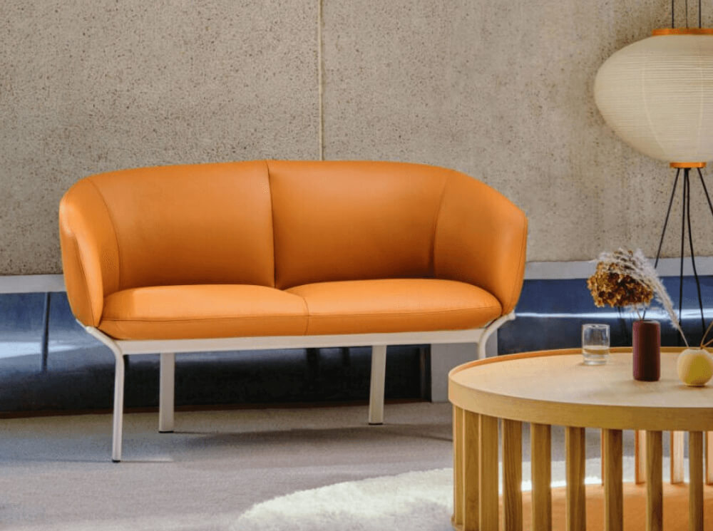 Apollo – Metal Frame Two Seater Armchair In Multicolour 08