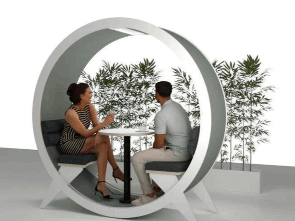 Brixton Beautifully Designed Acoustic Meeting Pod For 2, 4 And 6 Persons With Optional Acoustic Backwall 01 Img