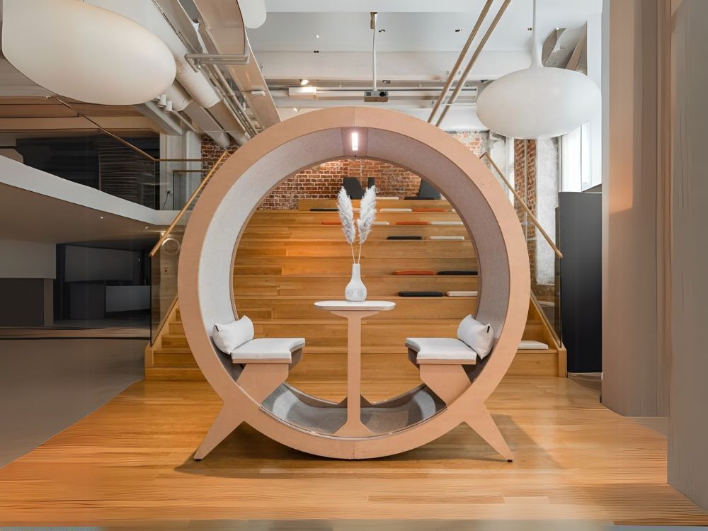 Brixton Beautifully Designed Acoustic Meeting Pod For 2, 4 And 6 Persons With Optional Acoustic Backwall Main Img
