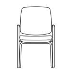 L560 x D600 x H910 mm (Four Leg)