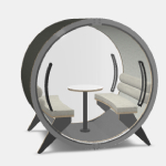 L2130 x D1245 x H2145 (4 Persons with Both Sides Glass Doors )