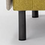 Enzio Charcoal Coated Round Feet