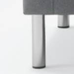 Enzio Chromed Metal Round Feet