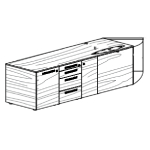 Vitali 2 Doors, 4 Drawers, 3 Locks And Frontal Compartment (1)