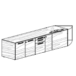 Vitali 3 Doors, 2 Drawers And 1 Filing Unit, 3 Locks And Frontal Compartment (1)