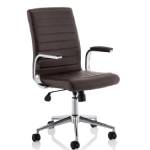 Danny Executive Leather Chair Brown