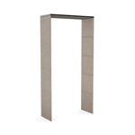 Feb Bookcase With Optional Walkway Canopy With Pet Cladding Panels