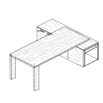 Desk with Credenza Unit