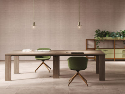Skylar 2 Round, Square And Rectangular Shaped With Central Insert Wood Veneer Meeting Table Main Table