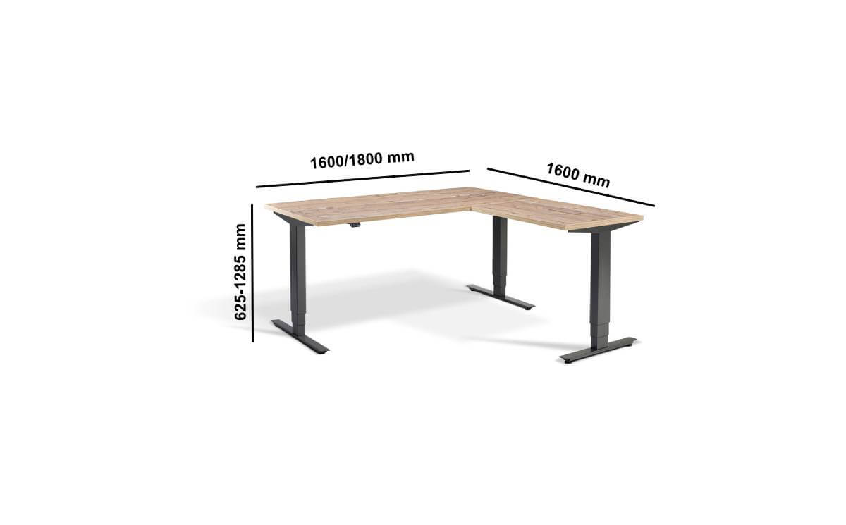 Avana 1 Height Adjustable Desk With Return Dimensions Img Avana 1 Height Adjustable Desk With Return Dimensions Img
